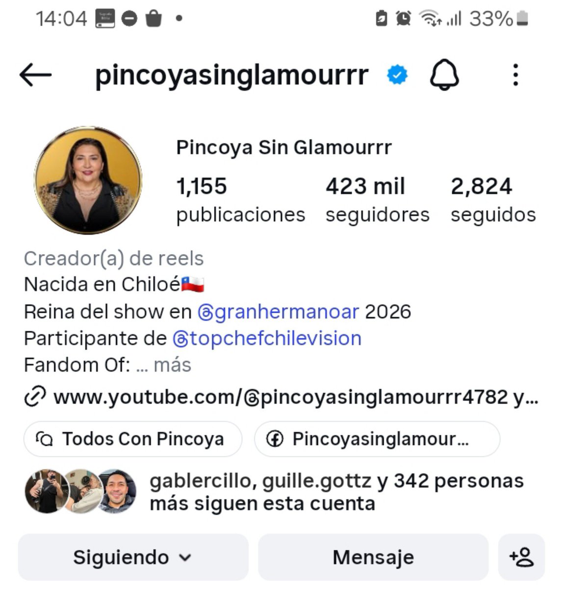 Jsjdjs4374's tweet photo. CAMPAÑA MASIVA ayudemos a pincoya a llegar a los 500k y a sol a los 200k en ig 
#GranHermano https://t.co/nR4ODjl9jd