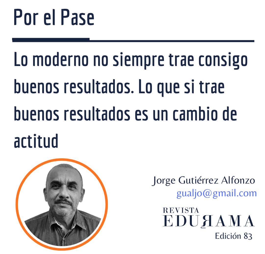 CONEDUCA_'s tweet photo. El Dr. Jorge Gutiérrez Alfonzo participa con: “Por el Pase” en la edición #ochentaytres de la #revistaedurama
Los invitamos a su lectura
https://t.co/zIj8JiNDSG
#coneduca #educación #inteligenciaartificial #modernizacióncurricular #niveleseducativos #oprtunidades #transformar https://t.co/tNccGMP0lQ
