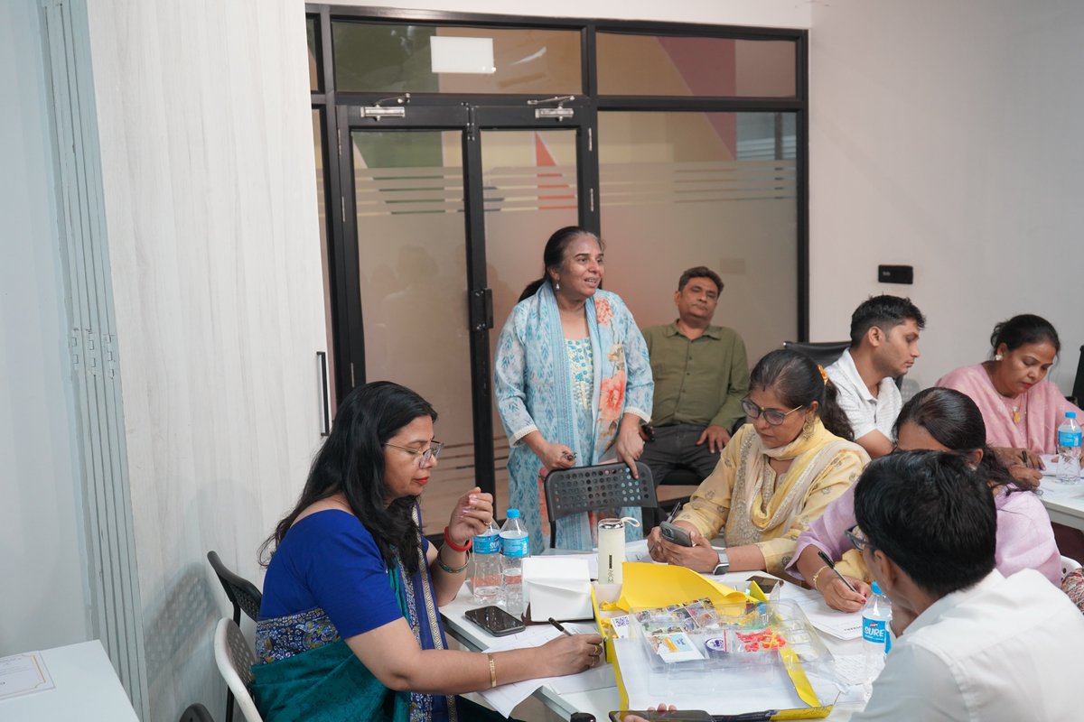 officialaadhaar's tweet photo. On 23rd July 2026, An Association for Development, Harmony and Action Research (AADHAAR) successfully organised a Training of Trainers (ToT) on STE(A)M and Project-Based Learning (PBL) at the Capgemini NSEZ Center of Excellence in Skilling, Noida. https://t.co/nIvoaaEh2H