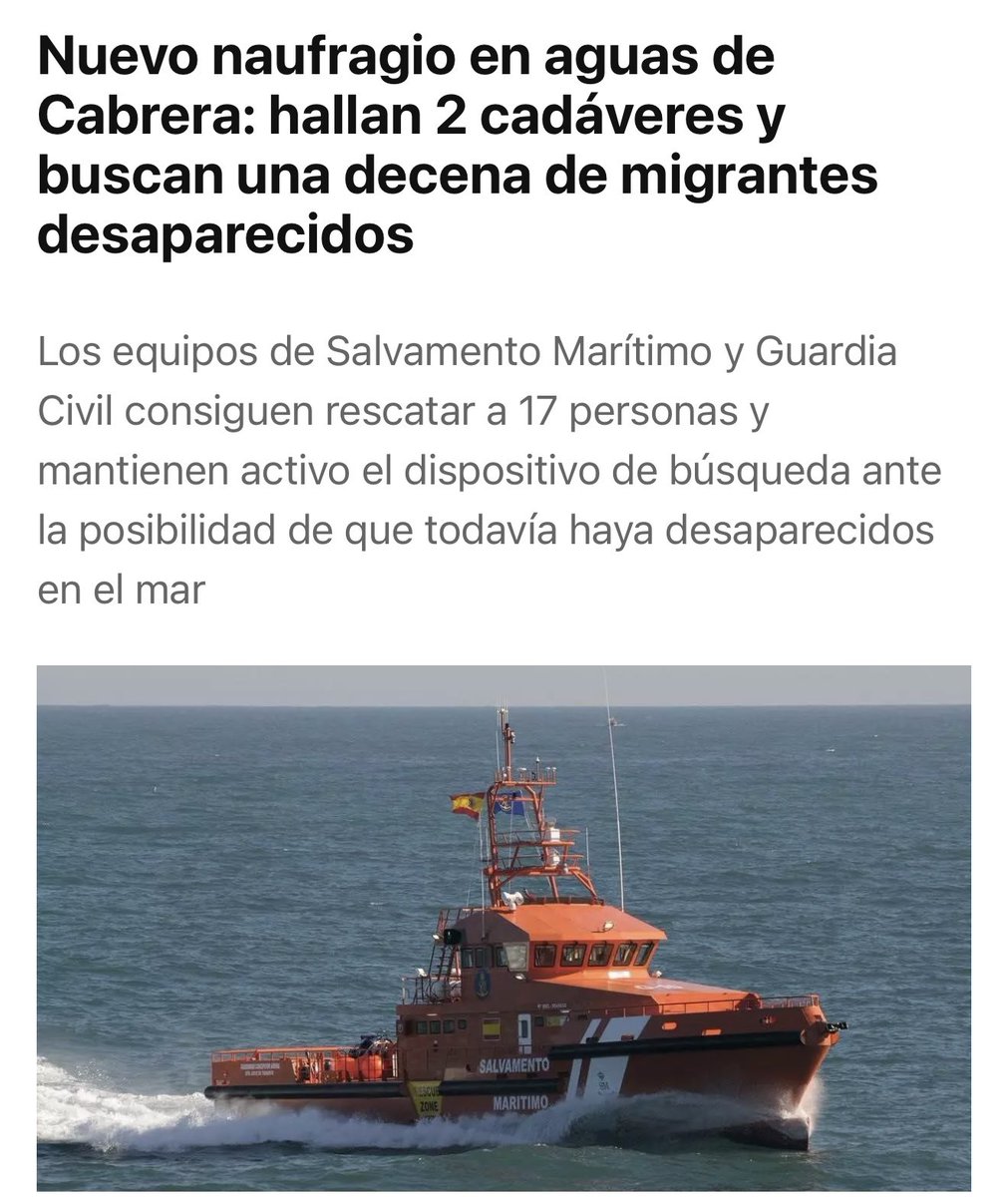 PPdeMallorca's tweet photo. ⚫ Cada hora que passa sense actuar té conseqüències.

Ja són 19 les persones que han perdut la vida intentant arribar a les nostres costes.

El Govern de @sanchezcastejon no pot continuar absent davant una emergència humanitària d’aquesta magnitud.

Què més ha de passar perquè Pedro Sánchez actuï?

Necessitam un pla específic, protegir les fronteres i l’activació immediata de Frontex. Ja basta d’inacció.