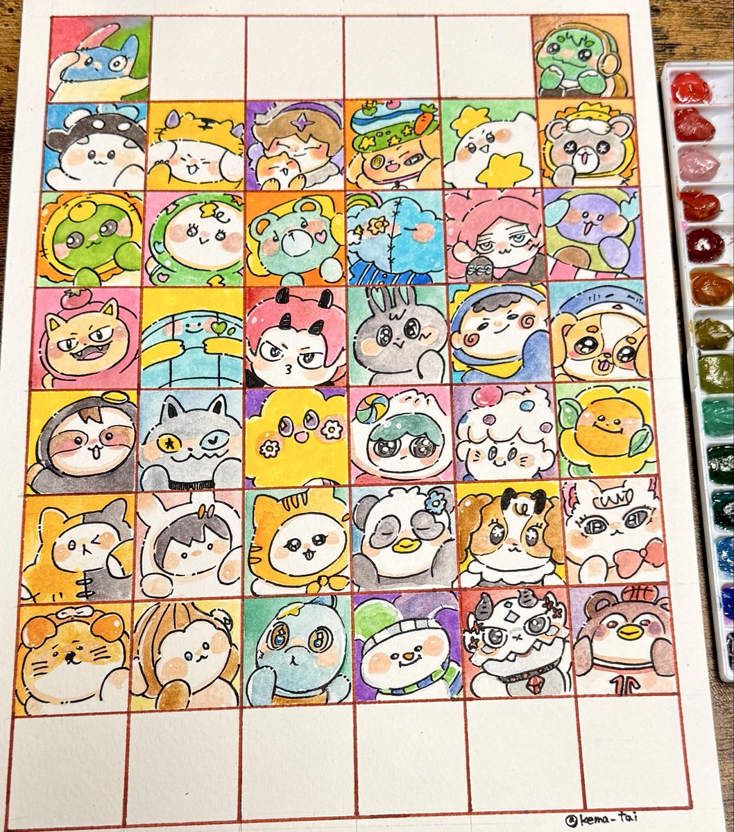 kema_tai's tweet photo. Happy Happy Family🎨✍️✨ https://t.co/OPBmoC9LhK