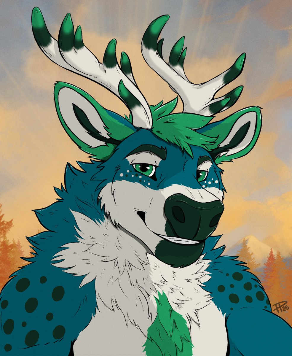 Sniff_Curl_'s tweet photo. Hey there, I'm Sniff! 

I've been in the fandom for 11 years. I post on here to share my life with my friends and meet new people. I promise this caribou won't bite you. 😘 https://t.co/fpZvsSmF7h