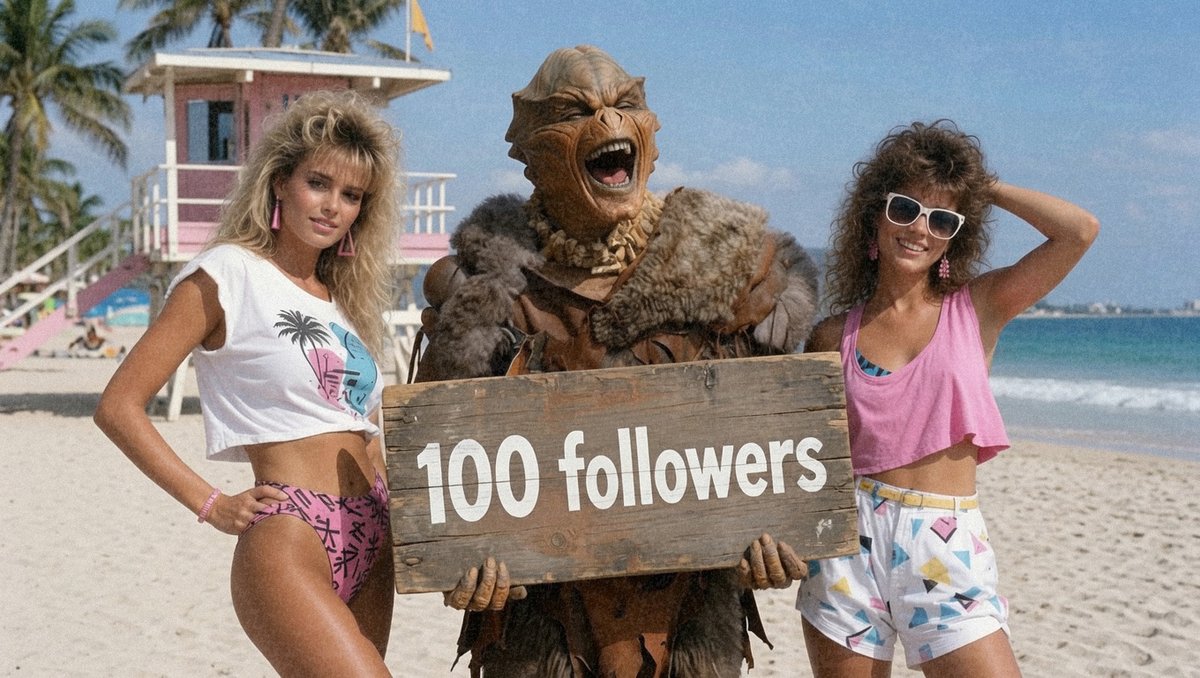 ShaKaKek's tweet photo. I've hit a milestone here. After being here a little more than a month, I've hit 100 followers. Thanks to all the people who love Chaka and the Unas tribe and our culture. I love Earth and I love the 1980s. Next mission: 250 followers. 🚀

#SaveStargate #Chaka #First100 https://t.co/AIp8ix7V6g
