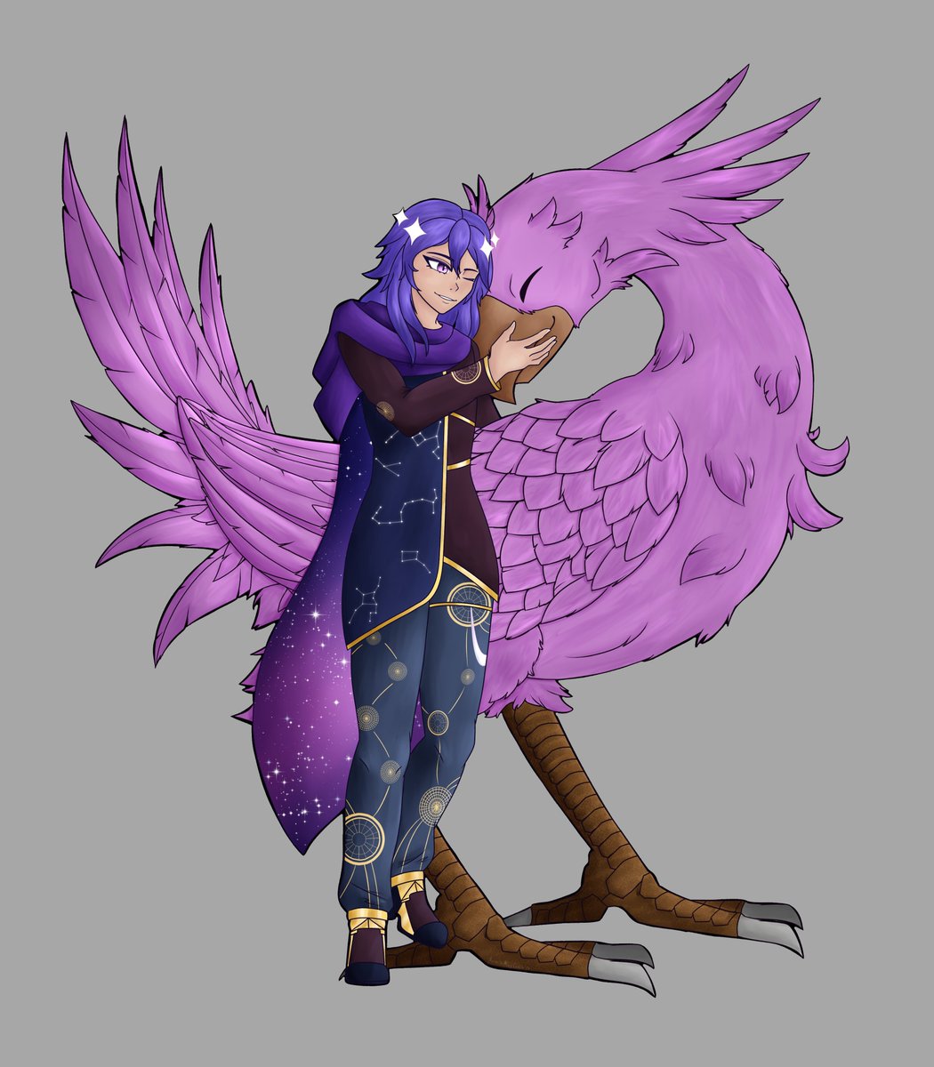 AriasMagiCrafts's tweet photo. Nothing beats Chocobo cuddles~ 💖

Thank you for your commission @EosVtuber!
#FF14art #commission https://t.co/7Ml2FUrfJF