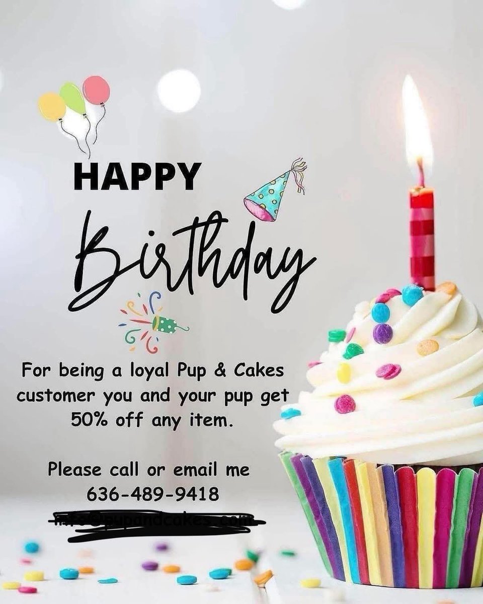 PupandCake0826's tweet photo. Happy birthday to all my August peeps and pups!! 

If you would like to be on the bday list please sign up and also reach out to this number to place you order

📱 636-489-9418

Thank you for all your support and I hope you can some bday goodies for or your pups! 

#birthday https://t.co/72SuSyf6aL