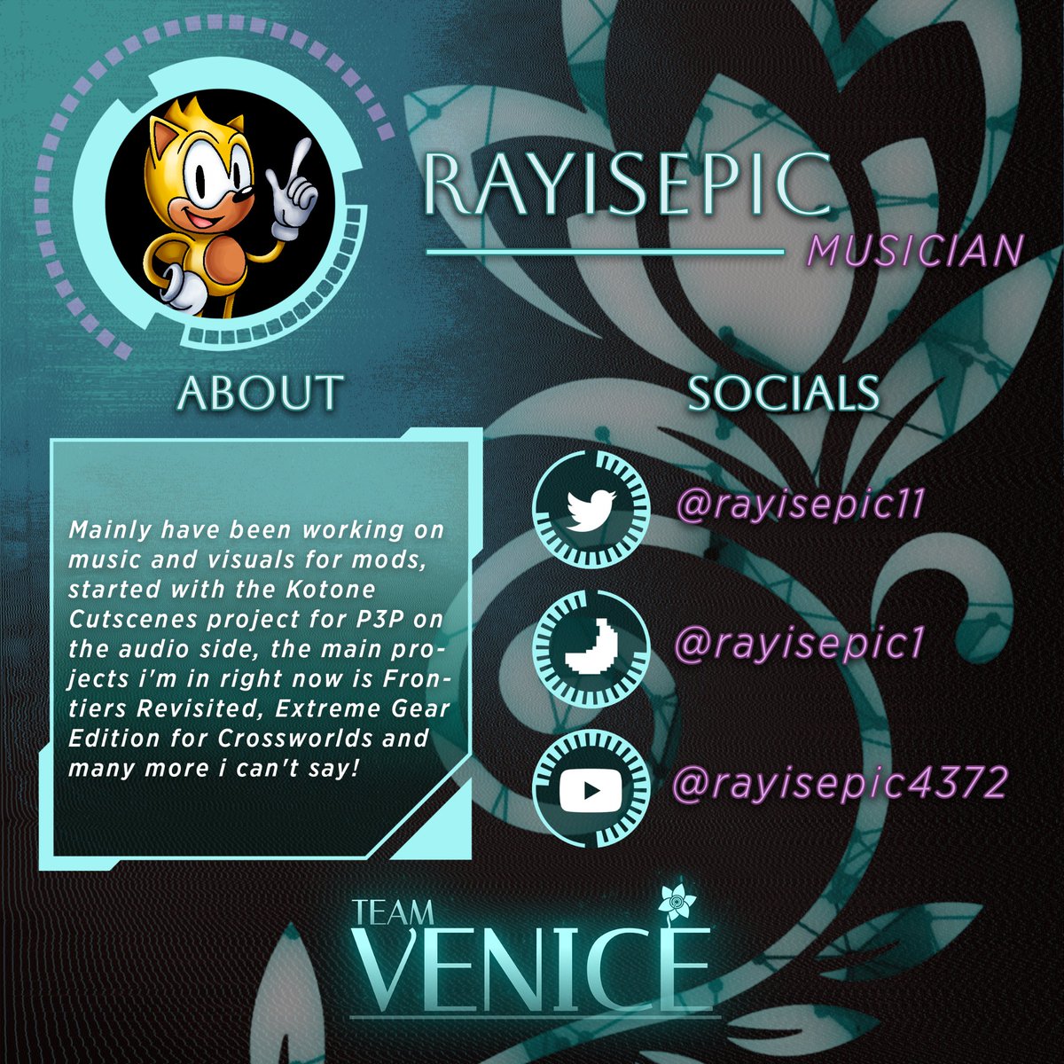 TeamVenice06's tweet photo. Enjoy a brand new adventure as a prequel to the dark future of Sonic 06, detailing Silvers rise to be the hero we all love!

Featuring;
🎵 - @LochlinBlue 
🎨 - @VoidFeline 
🎵 - @rayisepic11 
🎞 - @ElectrikAnim 

Save the future. Heal the past. https://t.co/Qd2uCop3uH