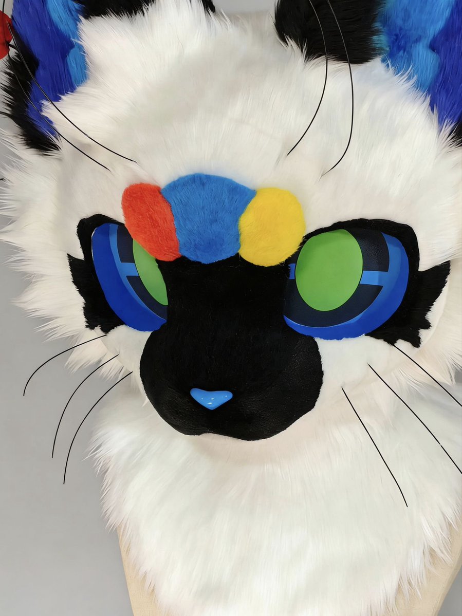 Ocore_Morpholab's tweet photo. ❤️💙💛 Commission showcase! This little one is a primary-colored baby! Commissions are still open! 😊
#kemonofriends #fursuit #furry #kemono #fursuitmaker #兽装 #福瑞 https://t.co/f49fMOvmr8