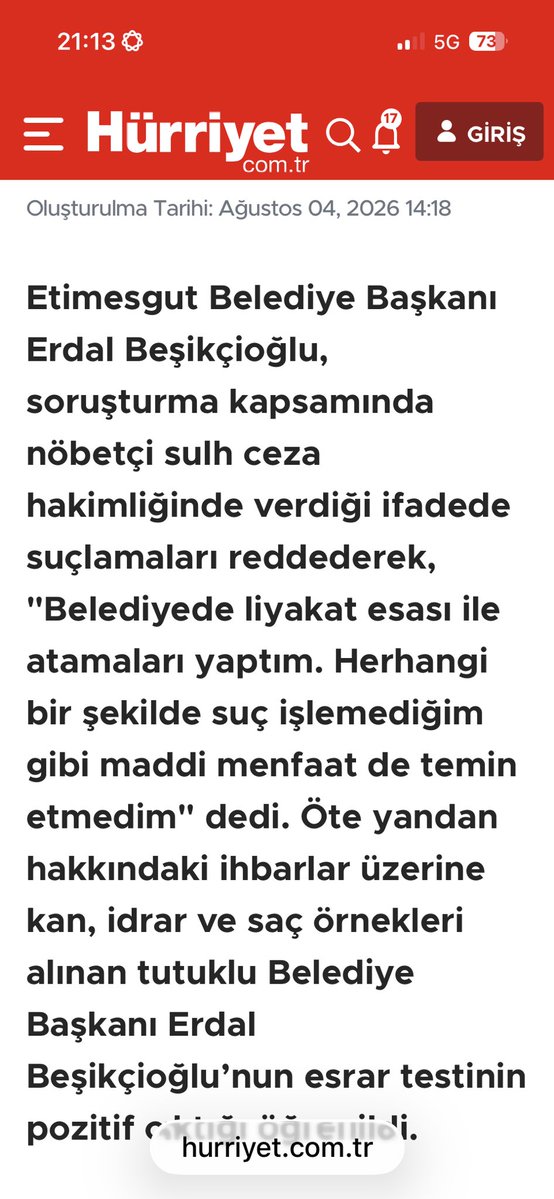 Hakankrogl26's tweet photo. Veteriner hekimlere baskı yapmadığı ve meslek onurunu koruduğu için çalıştığı kurumda müdürlükten istifa etmek zorunda kalan Sayın Ömer Faruk Sarı @vethekfsari size bir haberim var.

@etimesgutbld görev yapan meslektaşlarımıza mobbing uygulayan belediye başkanı Behzat Ç.  savcılık ifadesinde
“ liyakat kurallarına uygun” atamalar yaptığını söylemiş❗️⚠️

Hepsini hatırlıyoruz.
Sayın Behzat.Ç @erdalbeskcioglu
Liyakat anlayışınızı tüm ülke gördü. Hekimlerin başına müdür olarak mayın arama köpeği eğitmeni bir askeri atamıştınız. Sevsinler liyakat anlayışınızı 😡

Ne demişler? Adaletin değirmeni yavaş döner ama ince öğütür.

@merkezkonseyi @NiluferSabuncu @Av_MeltemZorba @devrimkocak @GuvenliSehirler