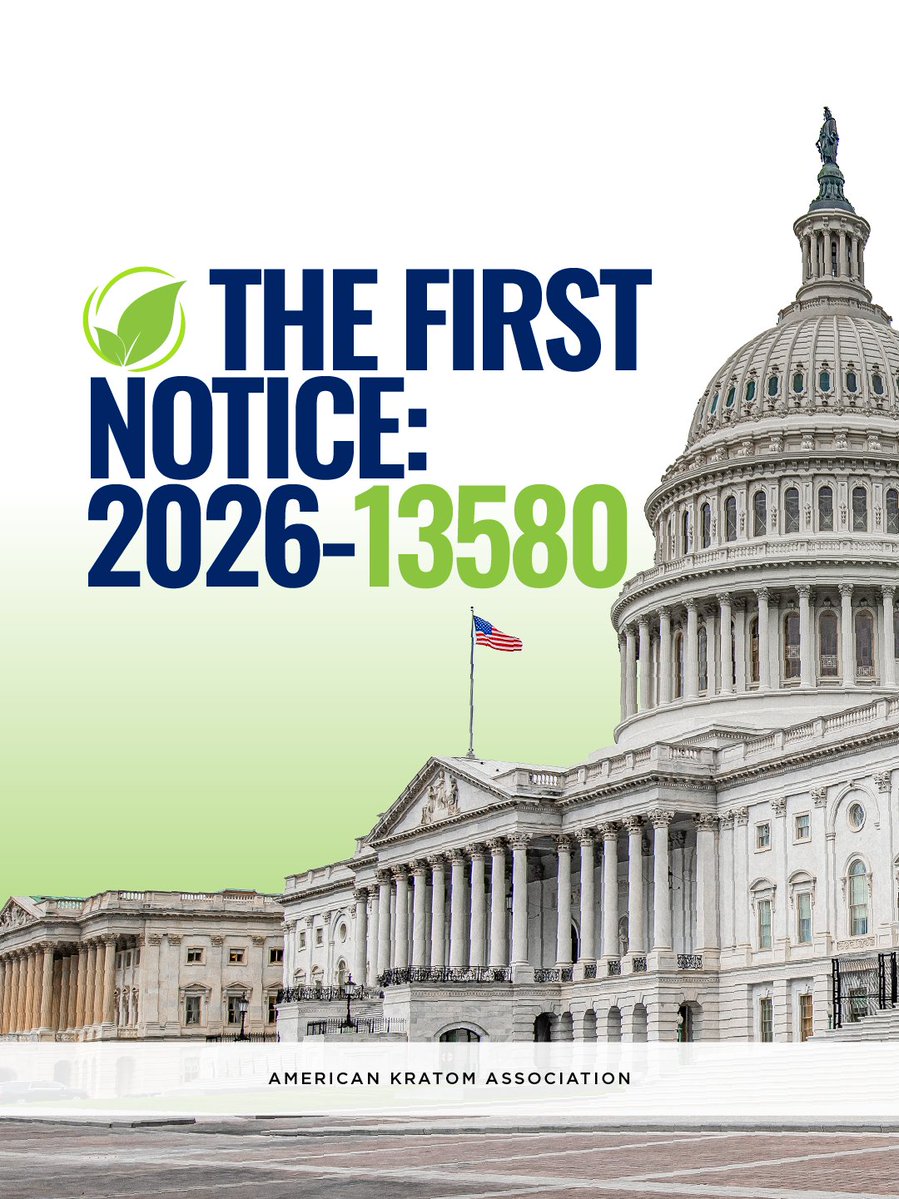 TheKratomAssn's tweet photo. Federal Register document 2026-13580 https://t.co/990Mojl41R