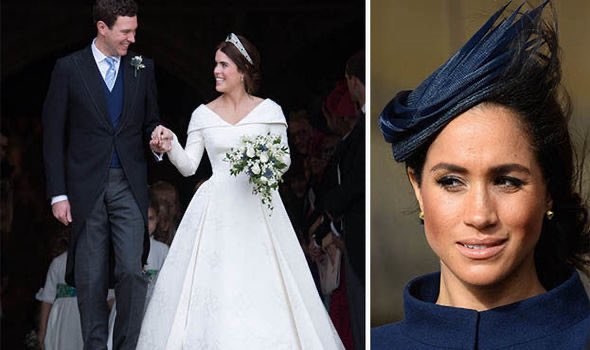 according2_taz's tweet photo. Princess Eugenie finally got her own back… Meghan announced her pregnancy at her Wedding… now Princess Eugenie announced the birth of her daughter, which was yesterday, on Meghan’s birthday today 😂
I’d rather look at her newborn, than a crazy lady jumping into a pool anyway! https://t.co/92kQfea7GK