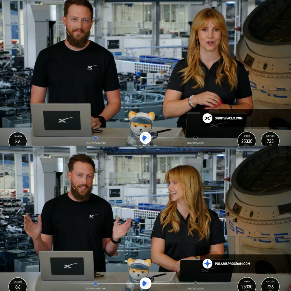jhaninvest's tweet photo. Back in September 2024, I screenshotted these two pics from the SpaceX livestream where they were introducing Asteroid, just so everyone would know where to grab the cute plushies. 

Demand went crazy and both stores sold out almost instantly. Around Christmas time we were even telling everyone they could grab a little Asteroid plush as a gift.

And at the time we actually wrote: “#Asteroid’s the mascot for all of us!” Never thought it’d actually come true.  Check this post 👇

https://t.co/hIJkQdPzNZ

Now this adorable mascot is coming back in 2026 September, don’t forget to snag one for a friend this Christmas!