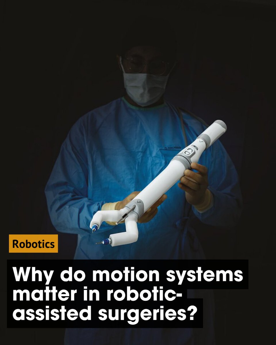 WevolverApp's tweet photo. The future of surgery is becoming smaller and more precise.

Robotic-assisted surgery requires motion systems that can translate a surgeon’s movements into accurate, controlled actions within highly confined spaces. Achieving this requires engineers to balance precision, torque, responsiveness, thermal management, vibration, sterilisation, and reliability.

maxon is helping address these challenges with compact drive systems designed for demanding surgical robotics applications, including motors, gearheads, encoders, controllers, and integrated solutions.

As surgical robots become more compact and capable, precision motion technology will be critical to their development.

See the link in the comments to learn more.

#robotics #engineering #technology 

@maxonglobal