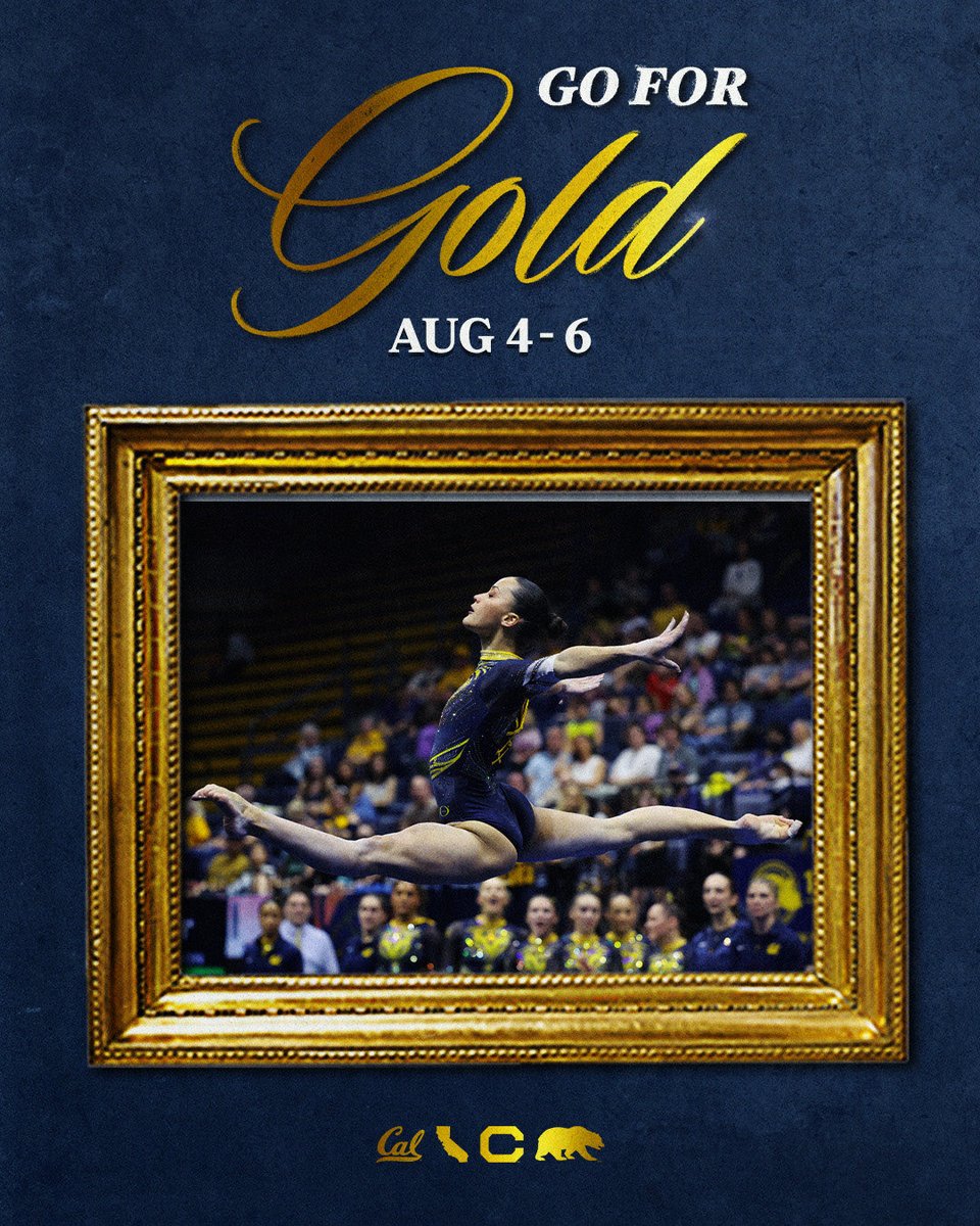 CalWGym's tweet photo. Go For Gold starts TODAY 🏆
Help us kick off the new season by making a gift to support Cal Women’s Gymnastics!
🔗 https://t.co/Cg3zJcz1D5
#GoBears #CalGoForGold https://t.co/JInBhfUZZG