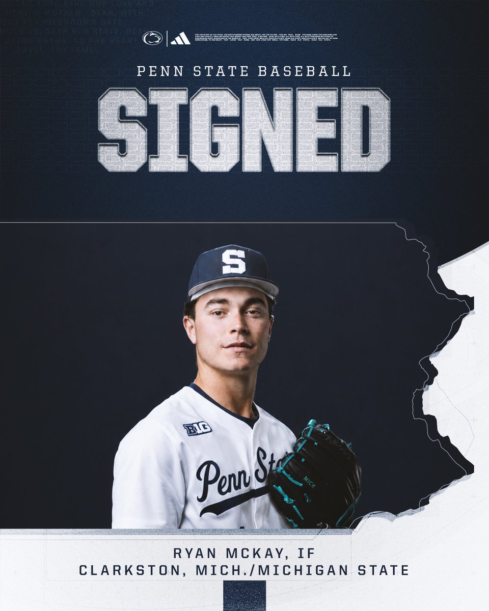 PennStateBASE's tweet photo. Welcome to Happy Valley, @Ryanmckay51!

#WeAre https://t.co/r4Bwb1x3Fw