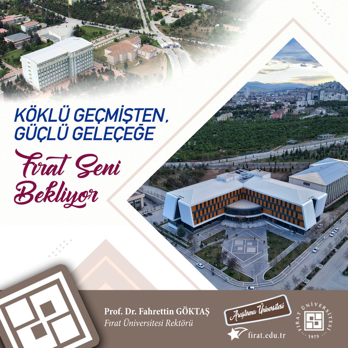 firatresmihesap's tweet photo. Türkiye’nin en eski 15. üniversitesi olmanın verdiği köklü birikimi, araştırma üniversitesi kimliği ve geleceğe yön veren vizyonuyla buluşturuyoruz.

Geçmişimizden aldığımız güçle, geleceği birlikte inşa ediyoruz.

#FıratSeniBekliyor

#FıratÜniversitesi #YKS2026 #Tercih2026 https://t.co/vHfWuRebIz