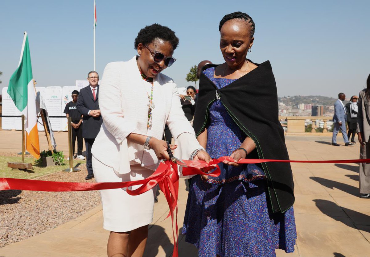 GovernmentZA's tweet photo. PICS| Presidency and Charlotte Mannya-Maxeke Institute unveil International Portraits of Power.

The exhibition features portraits of iconic women whose legacies reflect the history, values and aspirations of their nations, as nominated by their respective countries. 

The portraits were created by South African artists in collaboration with participating diplomatic missions.

#EmpoweredWomenEmpowerNations #WomensMonth2026 #GovZAUpdates #MilestonesofFreedom