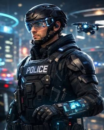 Trapperbin's tweet photo. Future police [3] https://t.co/JG6QG3yjNJ
