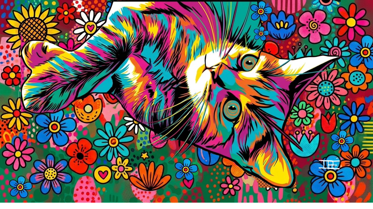 ppeluo's tweet photo. "A kitten in the garden". Series "PopArt&amp;Cats". Nro.: 007
By jmarcano.
Digital version.
Available as a print version.
Original 1/1 physical version available upon request. #popartandcats

#popart #cat #auction #mascota #digitalart #collection #art #subasta #catsart  #gato https://t.co/H4ddjtsnK2