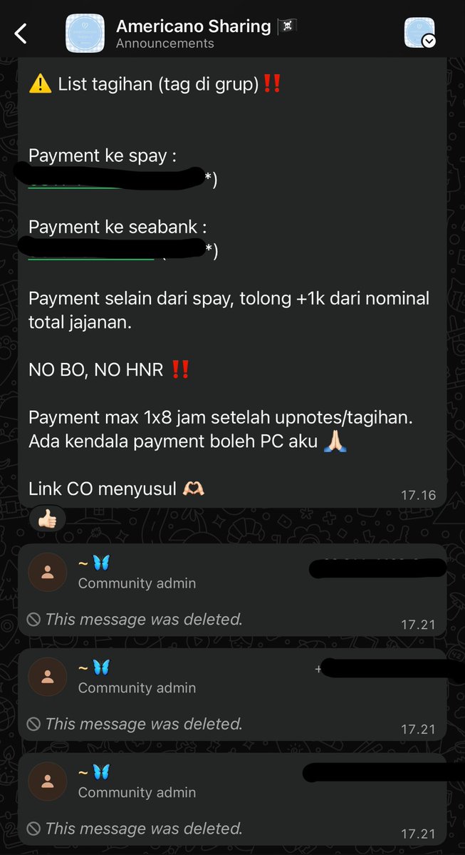 971219SS's tweet photo. dan yang bersangkutan tdk mau me refund karena alasanya tdk ada video unboxing sesuai tnc padahal di GO dia gak ada mencantumkan tnc sama sekali mengenai refund scam atau apapun soal jajanan
bisa “nonton” konser IYF sampe ke US 🤭 giliran refund duit 120k aja kok sulit sih? @americanosoulll ehhh tapi nonton beneran apa halu doang nih 🫣