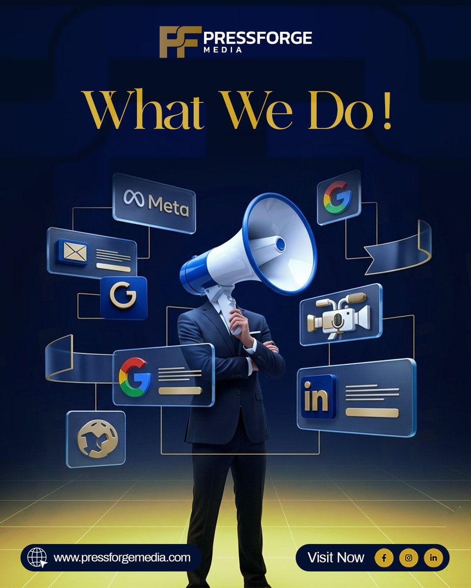 pressforgemedia's tweet photo. Press Forge Media delivers powerful, measurable results across TV, Press, Podcasts, SEO, Social Media &amp; Print - ensuring your brand reaches the right audience at exactly the right moment.

https://t.co/eGWKqp7sxs

#PressForgeMedia #OneAgencyEveryPlatform #PRAgency https://t.co/Ycbs33L3ib