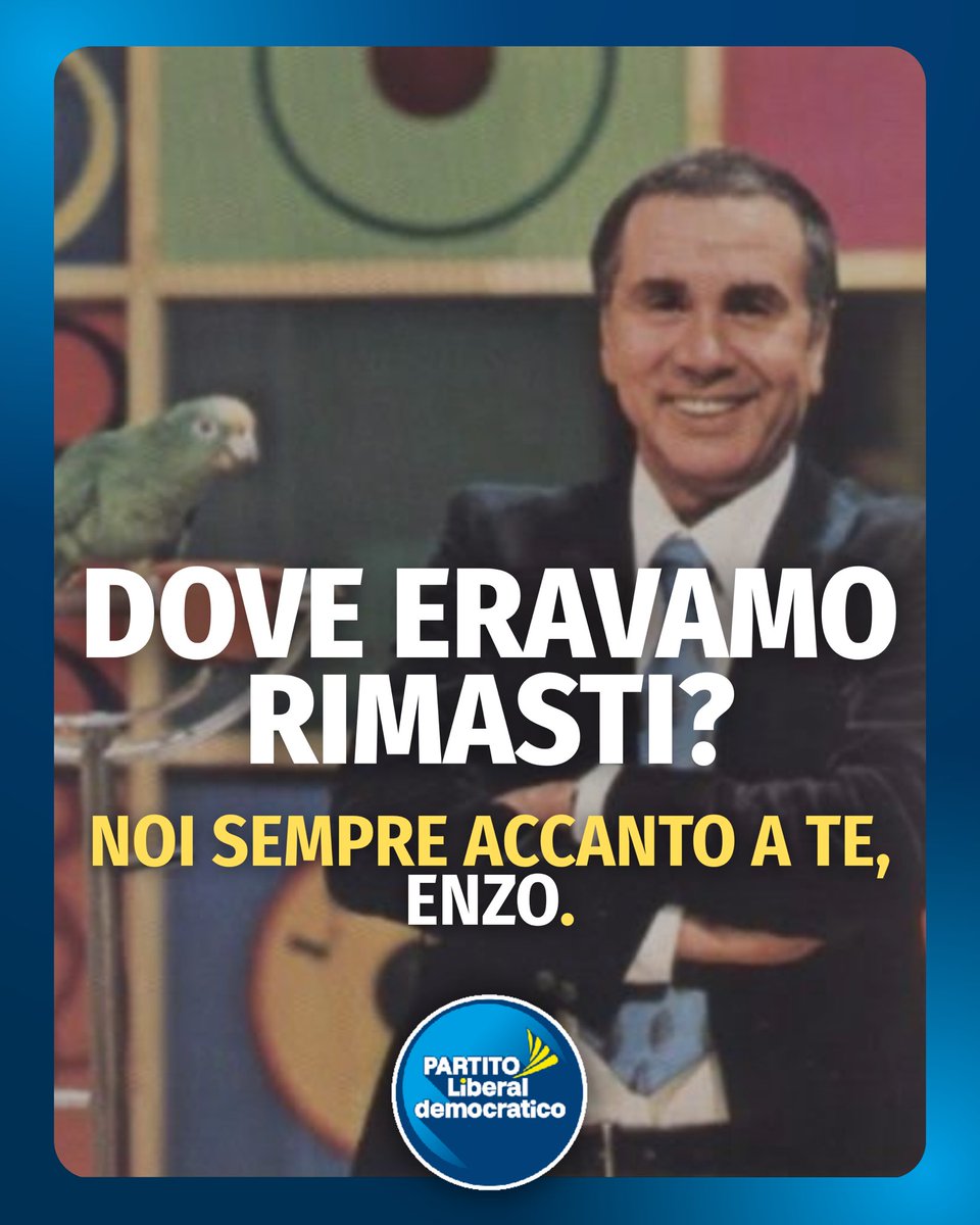 Partito_Libdem's tweet photo. Oggi la Camera si è espressa sull’istituzione della Giornata Nazionale in memoria delle vittime degli errori giudiziari, in memoria di Enzo Tortora.

Il Partito Liberaldemocratico ha votato convintamente, felicemente ed orgogliosamente favorevole. https://t.co/BhLjy7iz9d