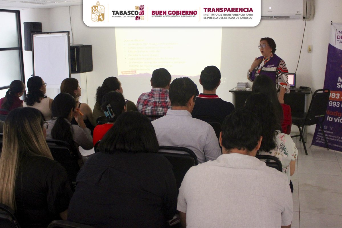 ITPETabasco's tweet photo. 🤝 Hoy concluimos el curso “Paridad en todo: Hacia una democracia igualitaria e incluyente”, impartido a nuestra institución por el Instituto Estatal de las Mujeres de Tabasco.
#ITPET #IEMTabasco #Transparencia https://t.co/bsWR9ZRMgU