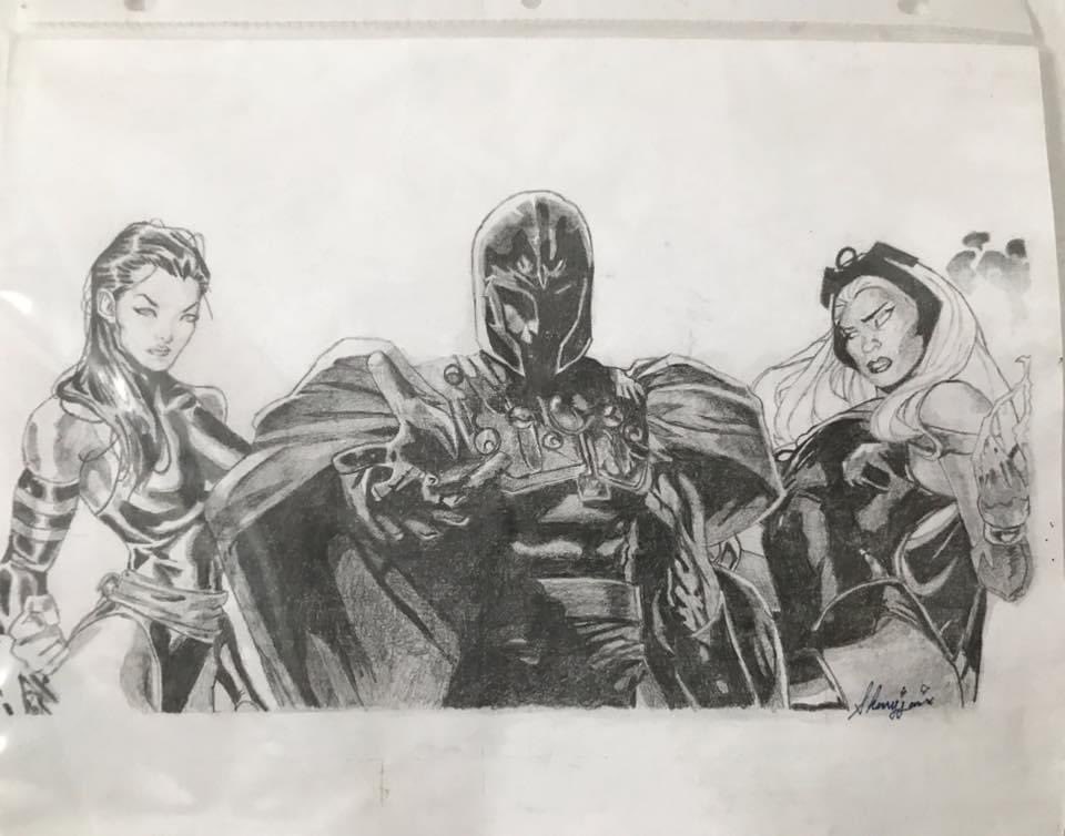 sherryjenix's tweet photo. oh yeah, and to celebrate Tokon and all the Marvel madness going on… here’s a sketch of MSP I did for @IFCYipeS ‘ bday! (also about a decade ago) https://t.co/jn9soI7Aeo