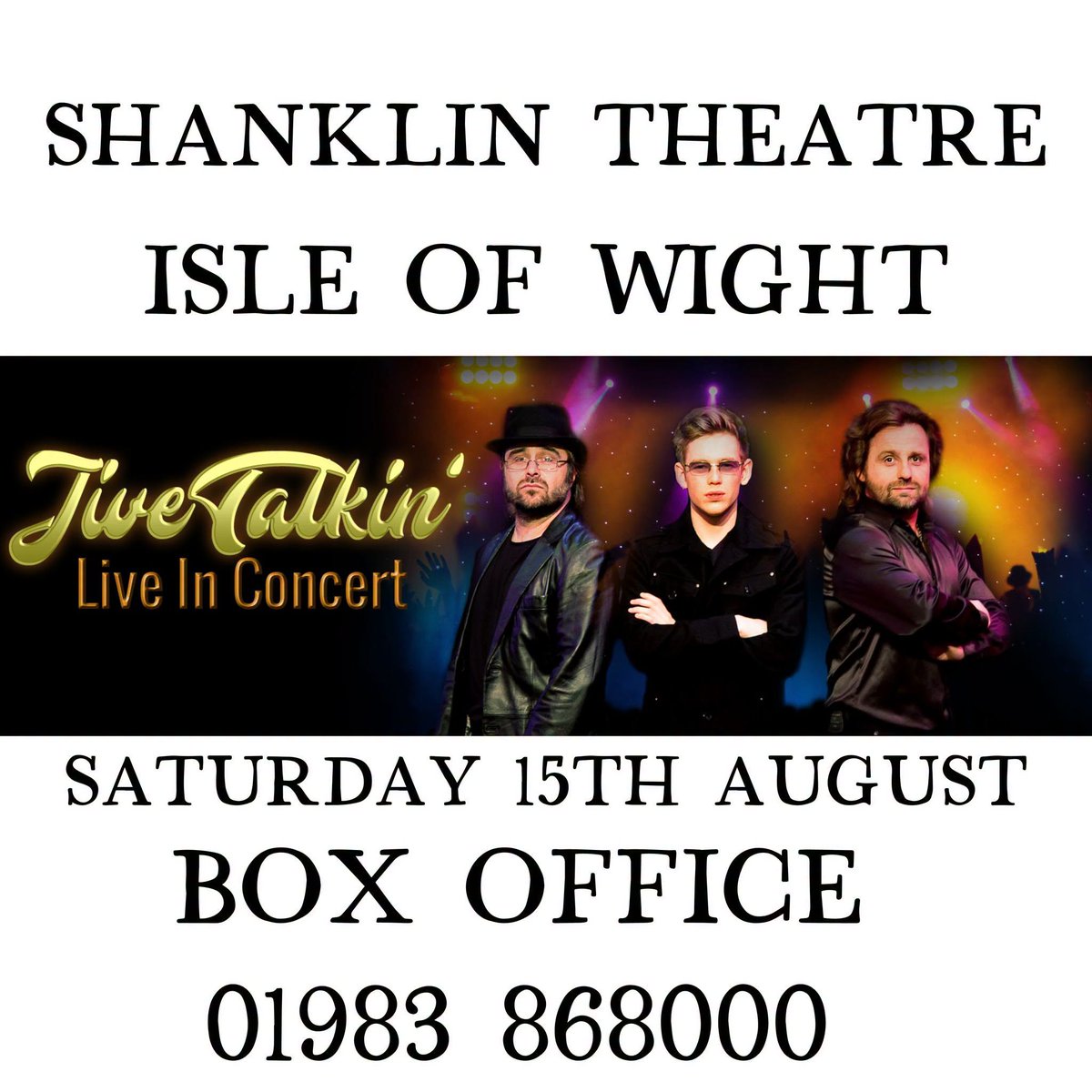 UKTheatreShows's tweet photo. Jive Talkin' are bringing their Bee Gees show to #Shanklin @ShanklinTheatre  where 'You should be Dancing' with us.              
Book Tickets: https://t.co/a3hgpJlWcS
Box  Office: 01983 868000

#shanklin #shaklintheatre #beegeestributeshow @wightlinkferry https://t.co/s9igEmun6E