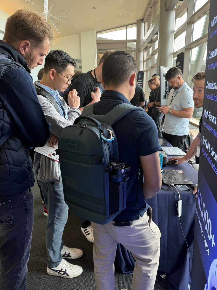 _Robopack's tweet photo. The excitement for Robopack is clear as seen at TechMentor in Redmond at Microsoft HQ. If you are attending the event, make sure to stop by our booth to learn what all the buzz is about. 

#Robopack #TechMentor #MSIntune @Hoorge https://t.co/1B2KCf9Ke2