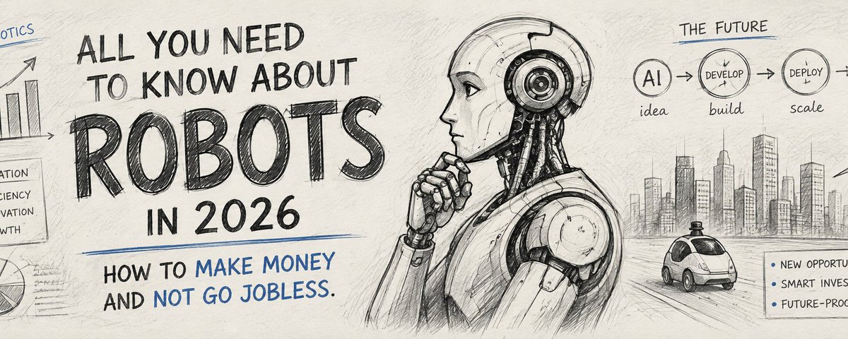 ALL YOU NEED TO KNOW ABOUT ROBOTS IN 2026. HOW TO MAKE MONEY AND NOT GO JOBLESS.