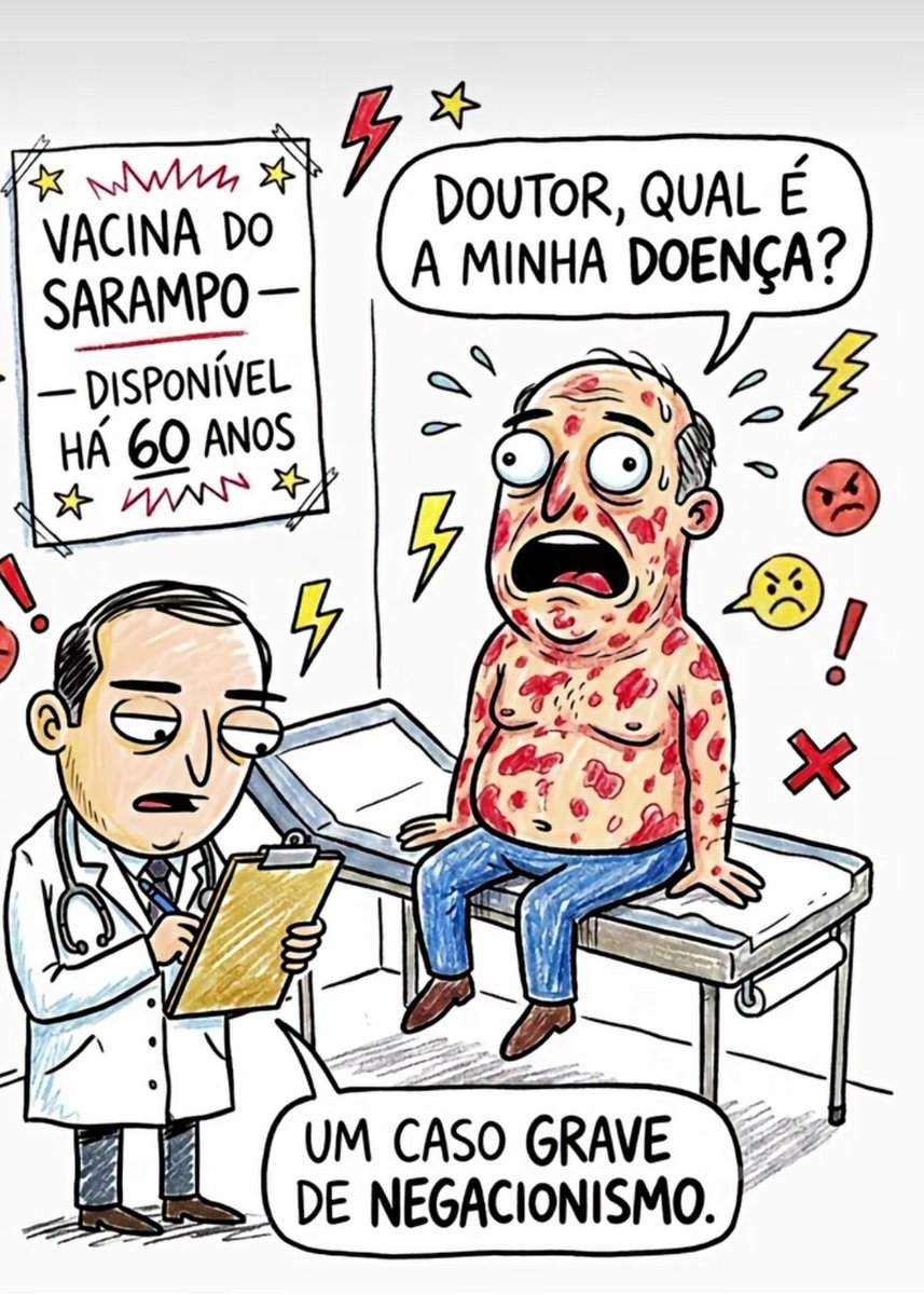 Pat_Bulbovas's tweet photo. Surto de Sarampo em SP governado por Tarcísio.

Pior que esses negacionistas não vacinam as crianças https://t.co/qAcyALJtPH