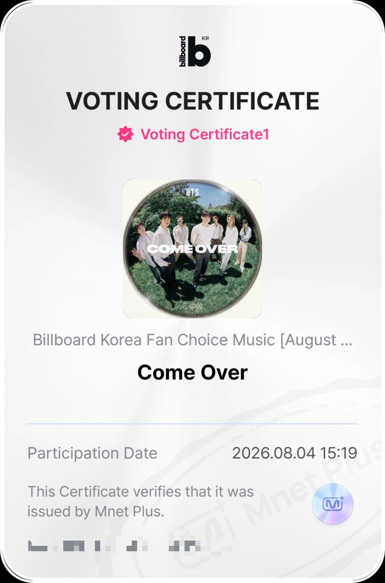 OjitosBambiii's tweet photo. 🚨 ATENCIÓN 🚨 
NUEVA VOTACIÓN DIFUNDAN!

— Pasen a votar por COME OVER ‼️

• 10 votos por día 
• Finaliza: 09.08 23:59 KST 
• Estamos en TERCER LUGAR!!

🔗https://t.co/tZxcEZapPA https://t.co/JRi6URYVmF