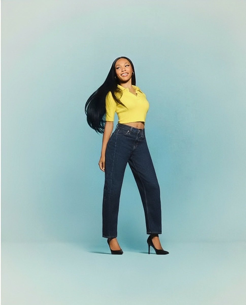 quenaissance's tweet photo. Quen for Old Navy’s denim campaign https://t.co/3PVib2xI4e