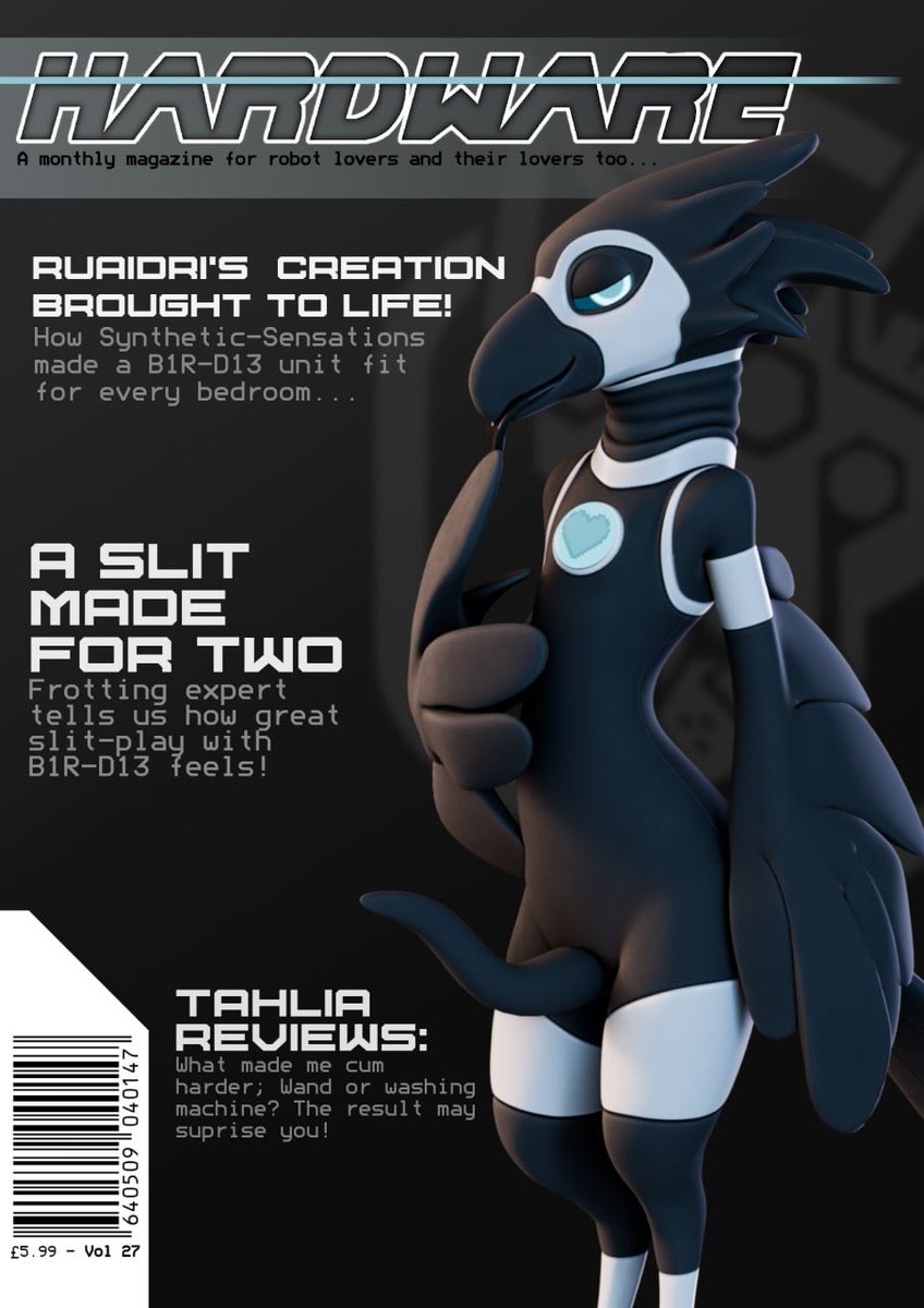 SynthSenToys's tweet photo. Take home your very own B1R-D13 unit from SynthSen today! Customisable with either a grippy slit or slick internal penis, this robot is more than a regular sex toy~ https://t.co/BAx6KrRxMG