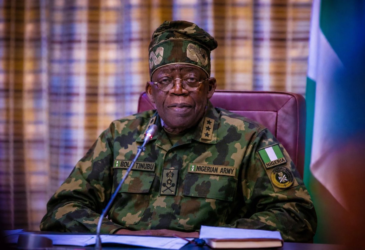 Mario9jaa's tweet photo. Basic military salary before Tinubu : N49,000

Basic military salary now: N100,000

Basic military salary from next month: N180,000

Only one Jagaban 🔥🔥🔥🔥 https://t.co/TsJJdrvdyX