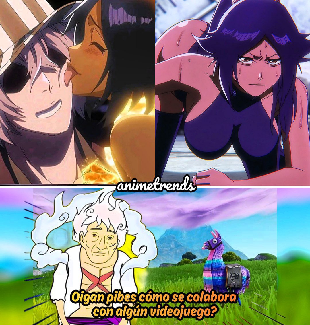 AnimetrendsLA's tweet photo. Urahara y Yoruichi la rompieron tanto en Bleach que llegaran a Fortnite. 😭 https://t.co/QUJDMt1ekB