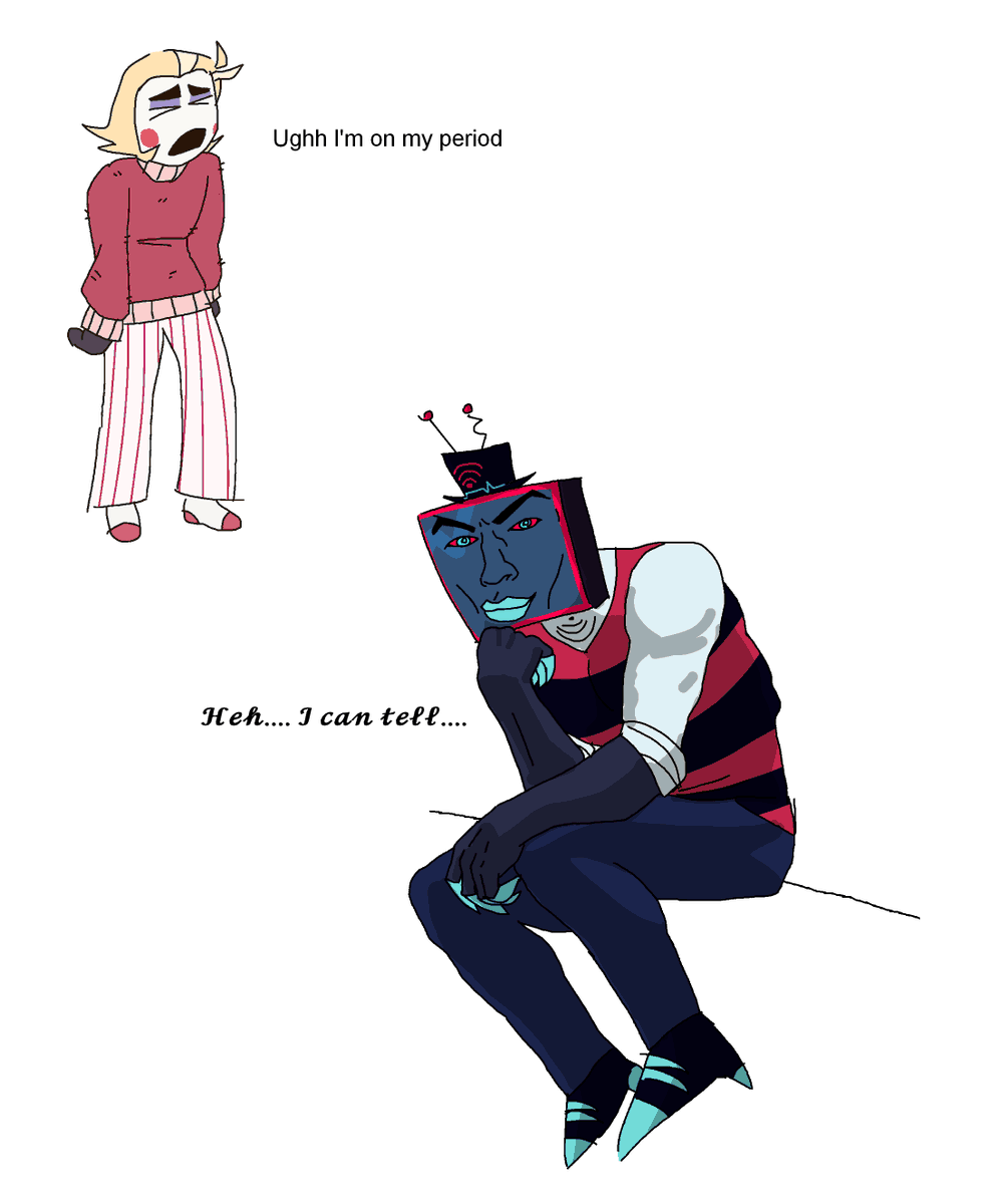 StaticAppleFan's tweet photo. Cramps hurt so bad I made this shit in a fit of rage https://t.co/cy9ekJdYCC