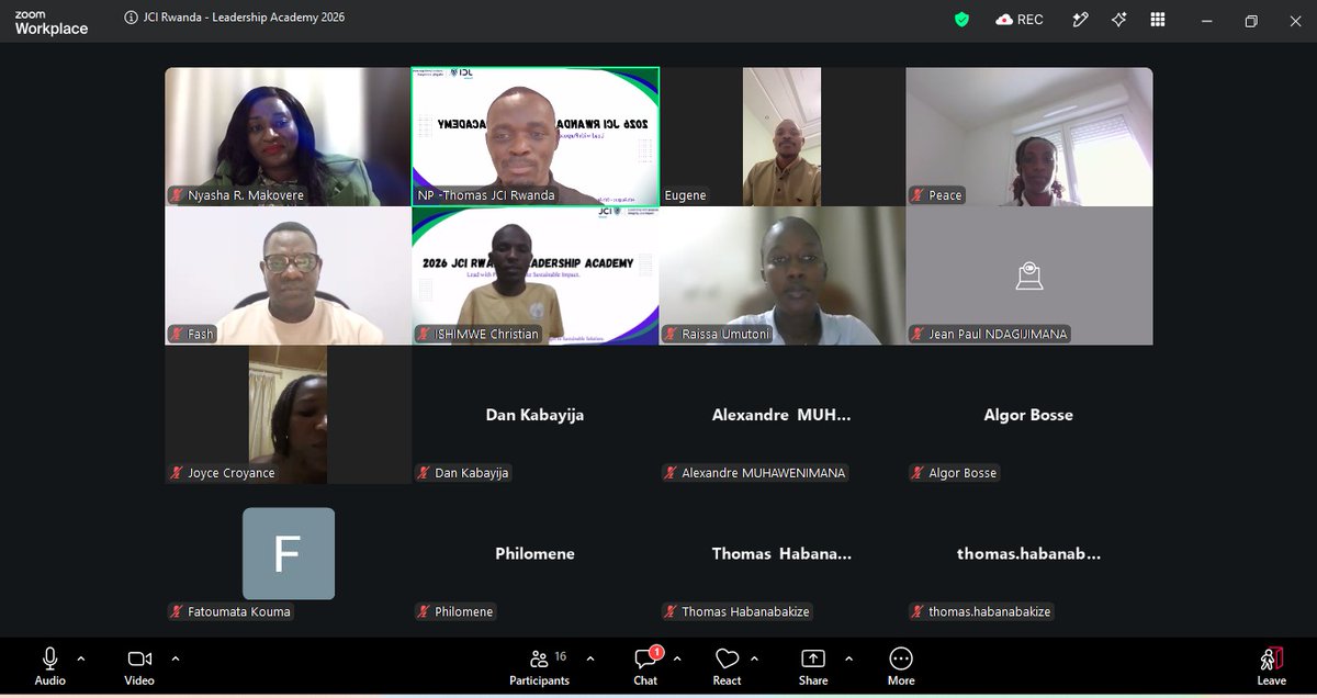 jcirwanda's tweet photo. Day 1 of the JCI Rwanda Leadership Academy 2026 is in the books! ���

Two key takeaways:
✅ Great leaders inspire others to put knowledge into action.
✅ Leaders listen more than they speak—active listening helps us understand community challenges and create the right solutions. https://t.co/cBNCQJyKVC