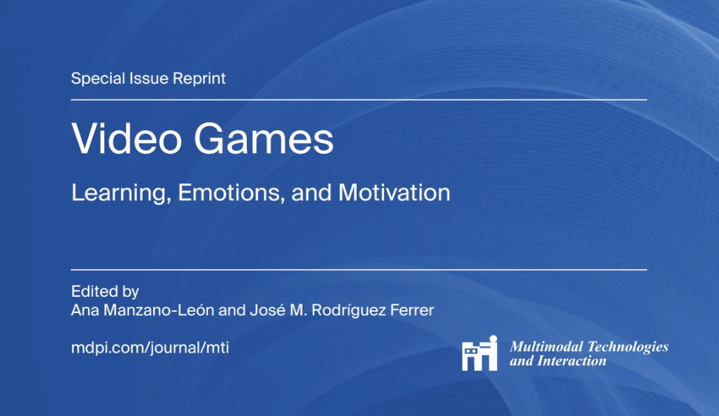 MDPIOpenAccess's tweet photo. With over 29,000 views, this Special Issue published in @MDPI_MTI (2414-4088) explores video games, learning, emotions, and motivation.

Read the free @BooksMDPI reprint: https://t.co/FLk1sizXw3

#MDPI #OpenAccess #MTI #MDPIBooks #Research https://t.co/8LG7NSct5m