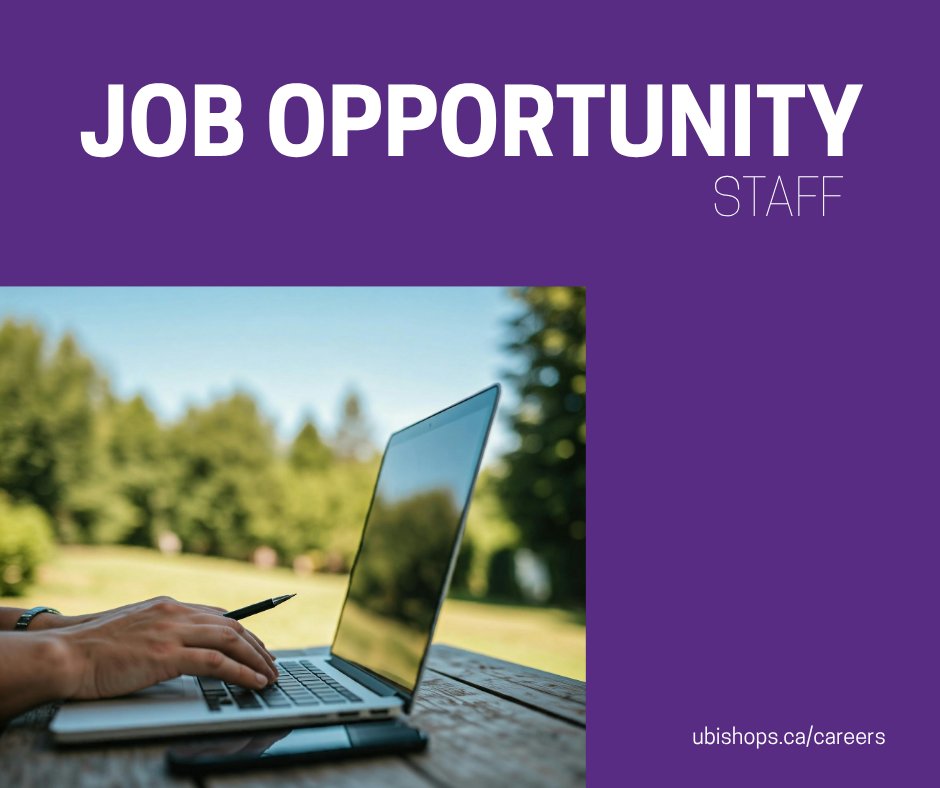 UBishops's tweet photo. We're hiring at #UBishops!
Check out our available Staff positions and find your next opportunity with Bishop’s University.
👉 Apply today: https://t.co/uIQbTaU1Kw https://t.co/x1bhERCrUg