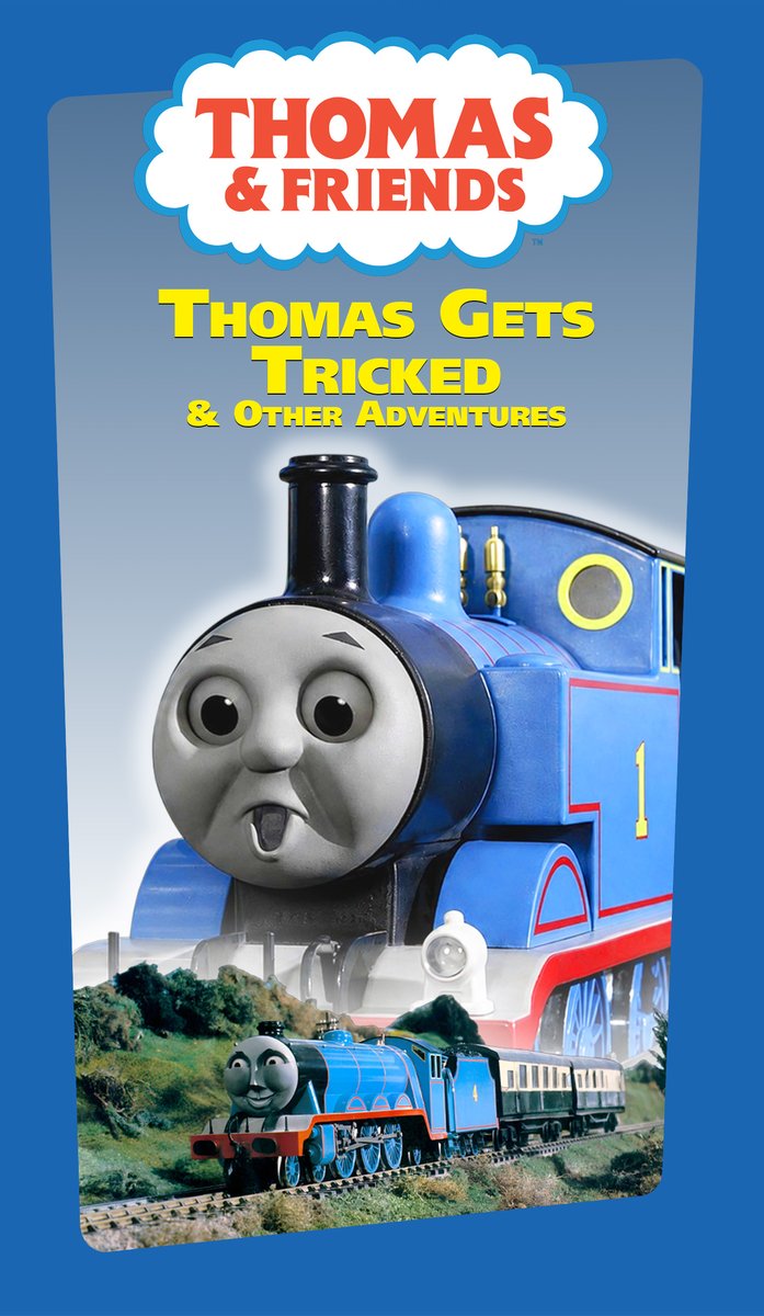 TTTE_FA's tweet photo. Thomas Gets Tricked in 2004 VHS/DVD Release https://t.co/2e2iGJlDeJ