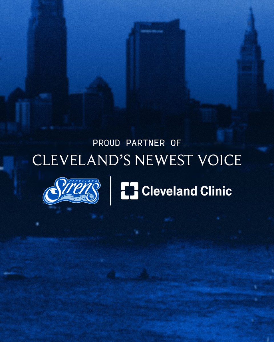 CleClinicNews's tweet photo. We're proud to welcome the Cleveland Sirens!🌊
 
As a Founding Partner and the team's Official Healthcare Provider, we're honored to support these athletes and the growth of women's professional basketball in Cleveland. https://t.co/NHqTV4ucec