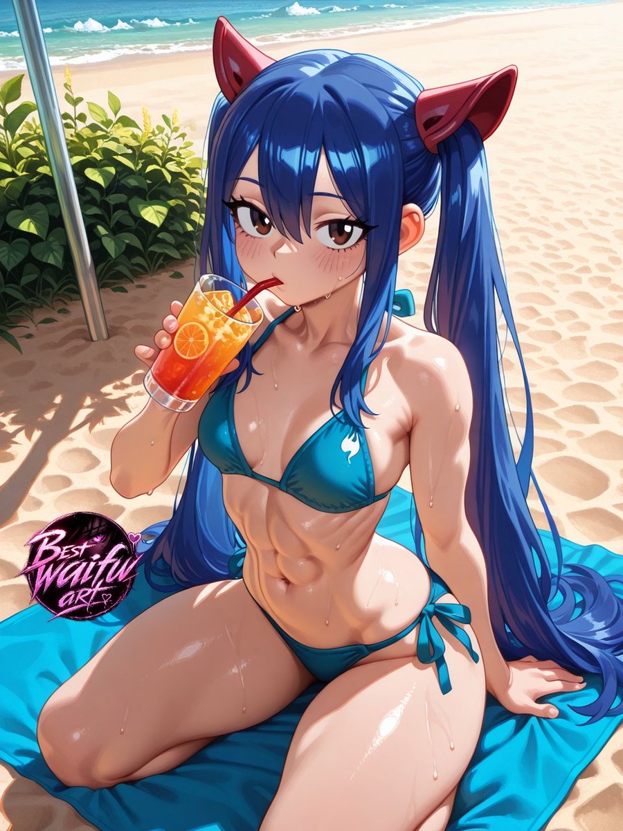 BestWaifuArt's tweet photo. Wendy Marvell - Fairy Tail 
Check Out my Patreon 🥵❤️
Art made by me - @bestwaifuart
All persons depicted are over 21 years of age.
#waifu #wendymarvell #fairytail #aifanart #animeart https://t.co/Z4Fsnbt9LX