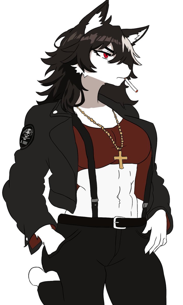 gorgonwriting's tweet photo. we have Italian fashy Viktoria, but maybe I should give her a nazbol Russian sister? (I am soliciting streetpunk wear photos from Russia for inspiration) https://t.co/XlFfAXCriK