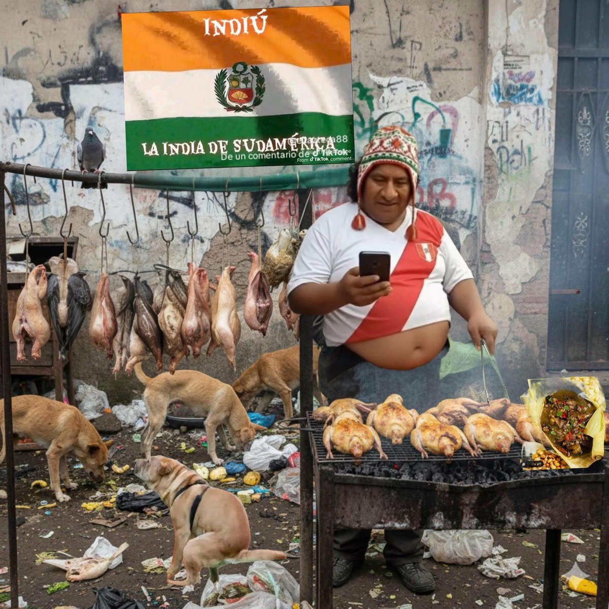 JaviDalton's tweet photo. @JuanMywaymtb @alvarosahr El peruano y su vida, sin gastronomía ni logros 🫵🤣🇵🇪🤏🫵 https://t.co/Nq1OuQ7QGP
