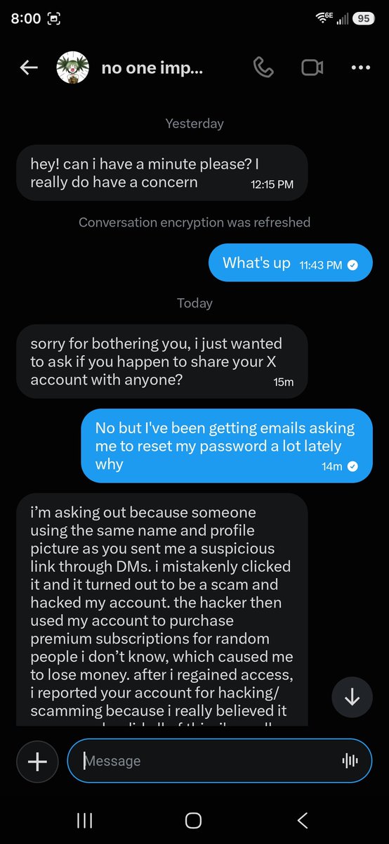 dumbdeadboybu's tweet photo. Childish fucking thing to do. Admit you reported me for fraud then block me when I'm trying to get my account back. Now I'm being threatened by the person they sent me to that they're going to show up to my address. Nothing but a scam. https://t.co/5GWfVGOfIj