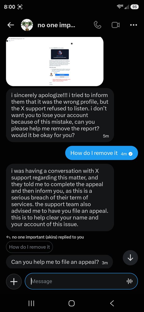 dumbdeadboybu's tweet photo. Childish fucking thing to do. Admit you reported me for fraud then block me when I'm trying to get my account back. Now I'm being threatened by the person they sent me to that they're going to show up to my address. Nothing but a scam. https://t.co/5GWfVGOfIj