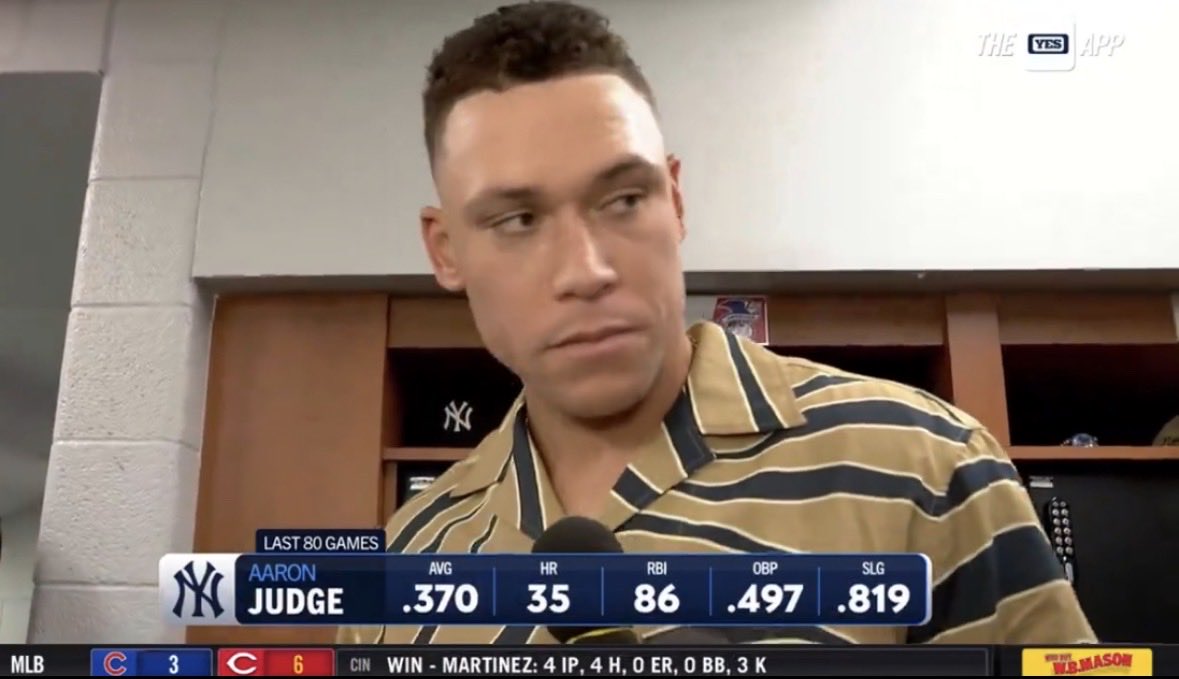 yankeesvision's tweet photo. Random Judge screenshots I’ve taken over the years https://t.co/KPhfKeRmuX