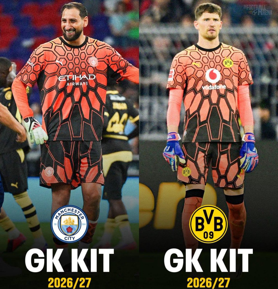 Priceless_MCI's tweet photo. I’ve never seen two different club wear exactly the same jersey design https://t.co/uTmylPoXLU